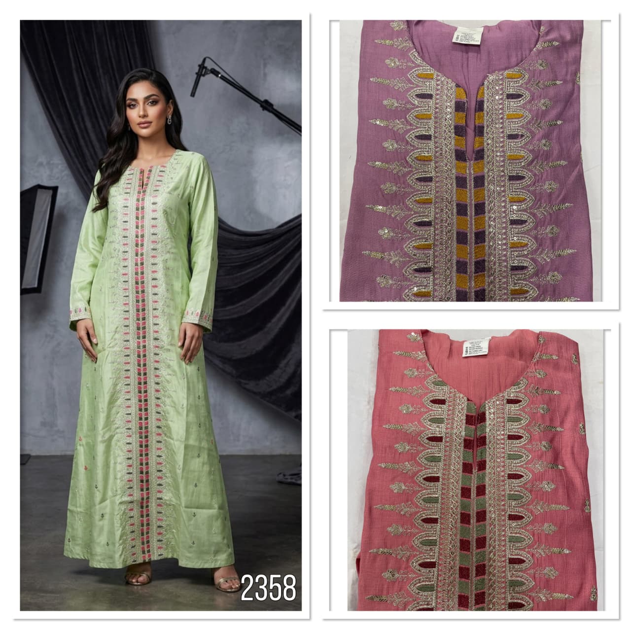 Pistachio Kurta Gown